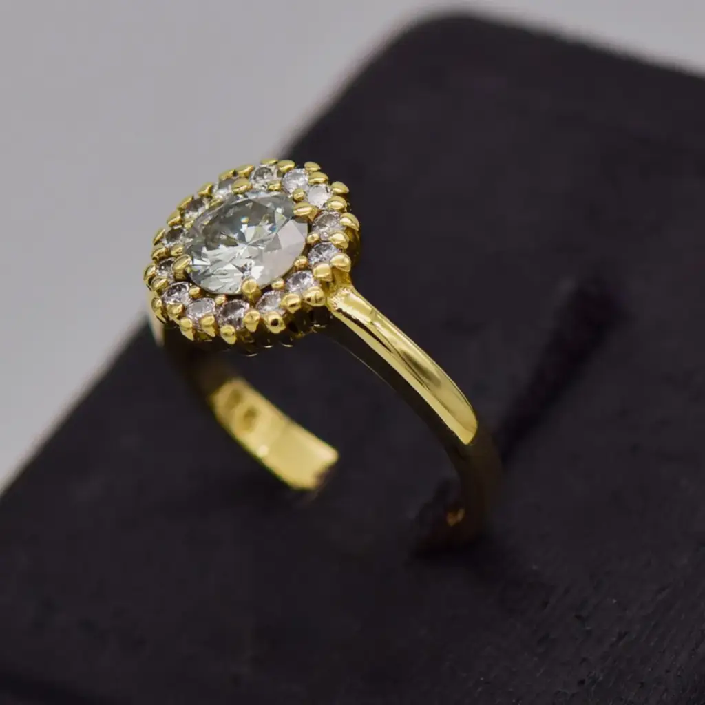 9ct Yellow Gold Dress Ring - View 3