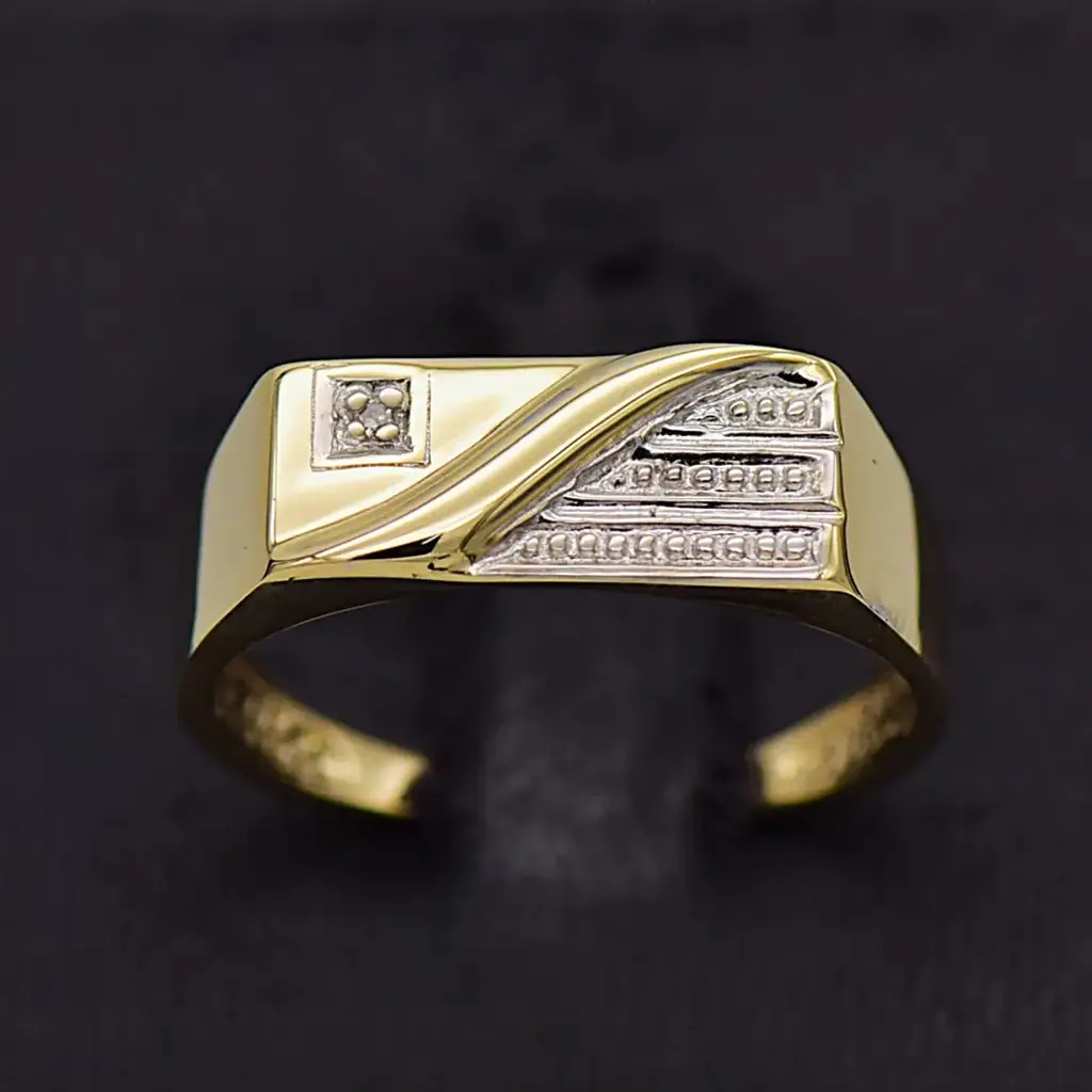 9ct Yellow Gold Men's Ring