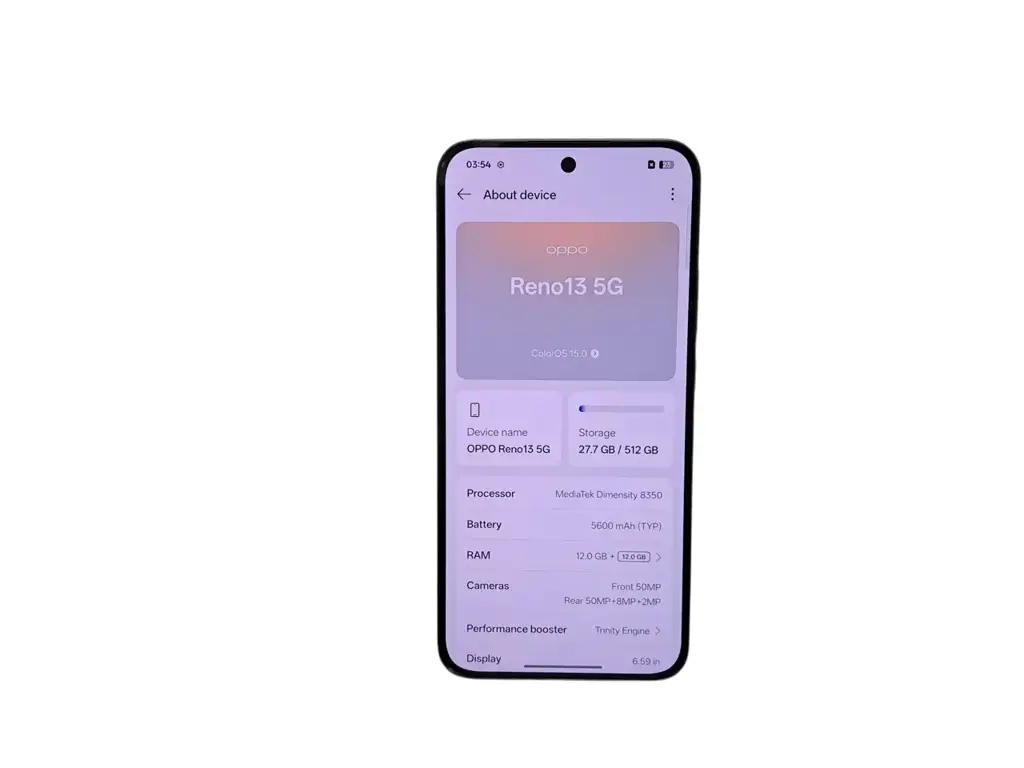 Oppo Reno13 5G 512Gb Ai Smartphone - View 3