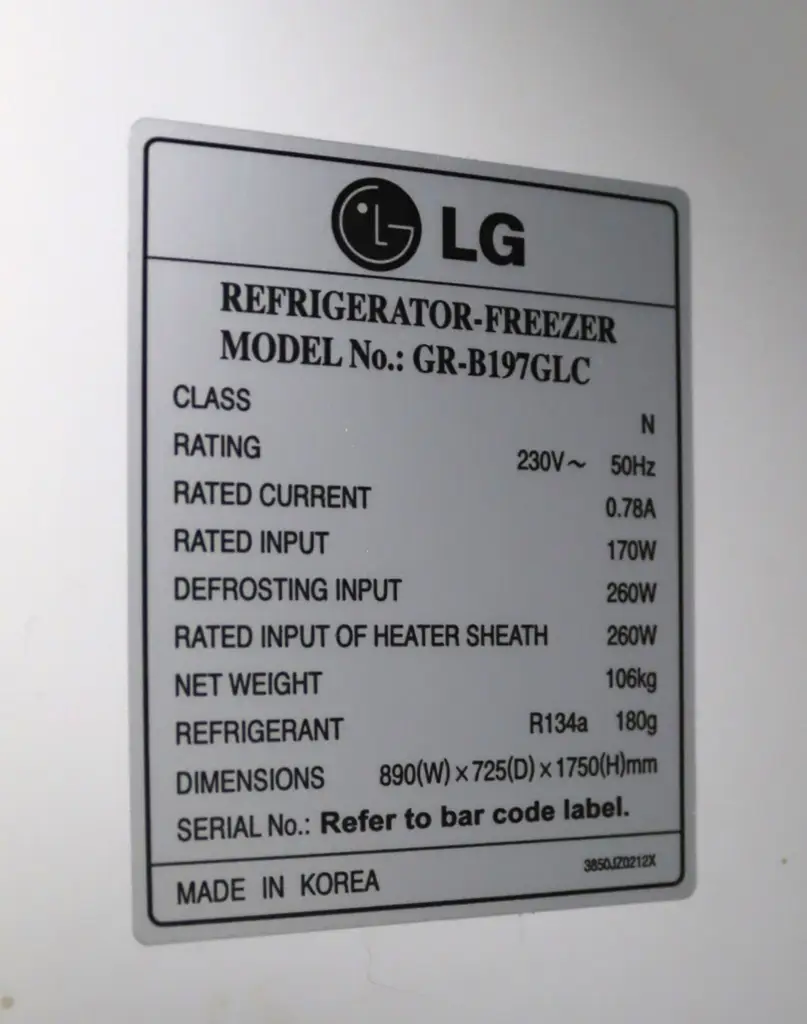 Lg Gr-B197glc Refrigerator-Freezer - View 9