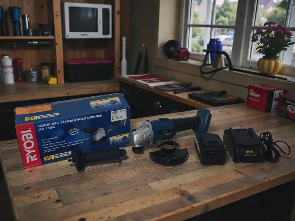 Ryobi Cordless Angle Grinder 18V Xg-115K
