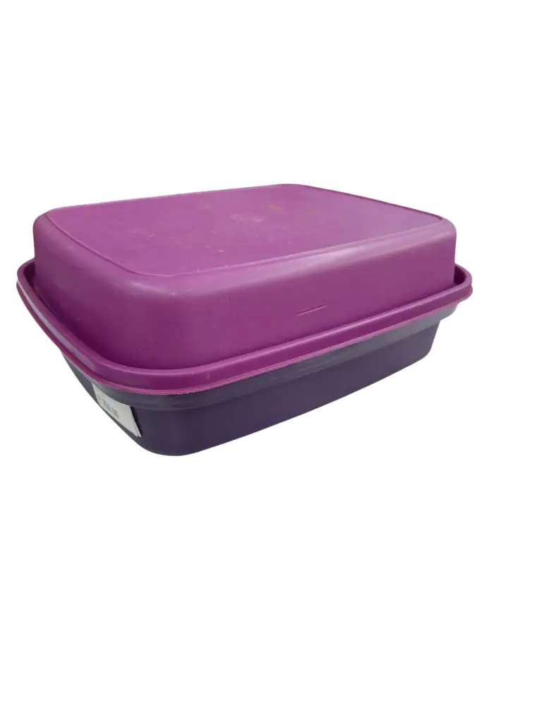 Purple Square Tupperware Bowl - View 2