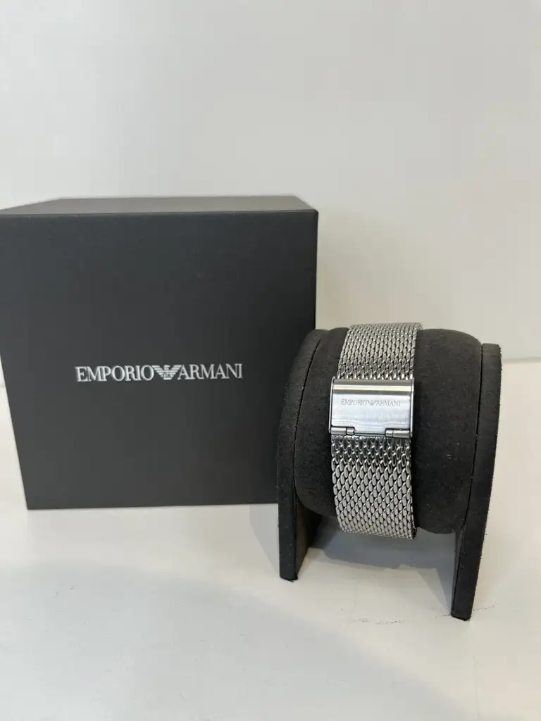 Emporio Armani- Ar11587 Chronograph Stainless Steel Mesh Watch - View 4