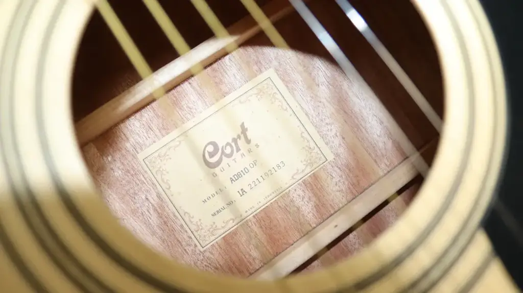 Cort Ad810 Op Acoustic Guitar - View 3