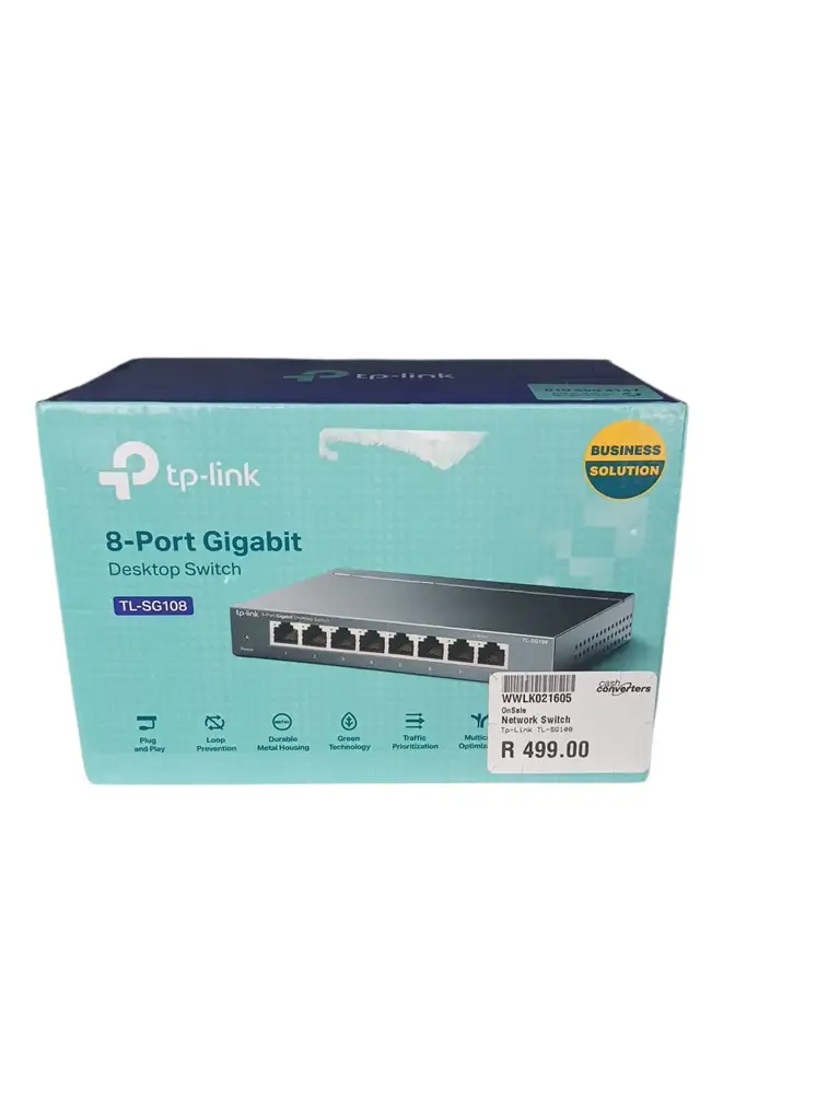 Tp-Link Tl-Sg108 8-Port Gigabit Desktop Switch