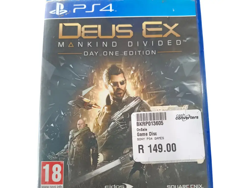 Deus Ex Man Kind Divided Day One Edition