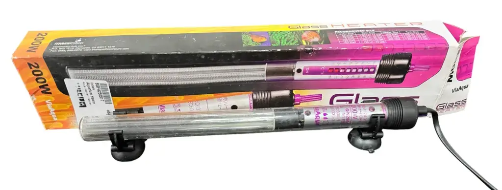 Via Aqua 200W Submersible Glass Aquarium Heater