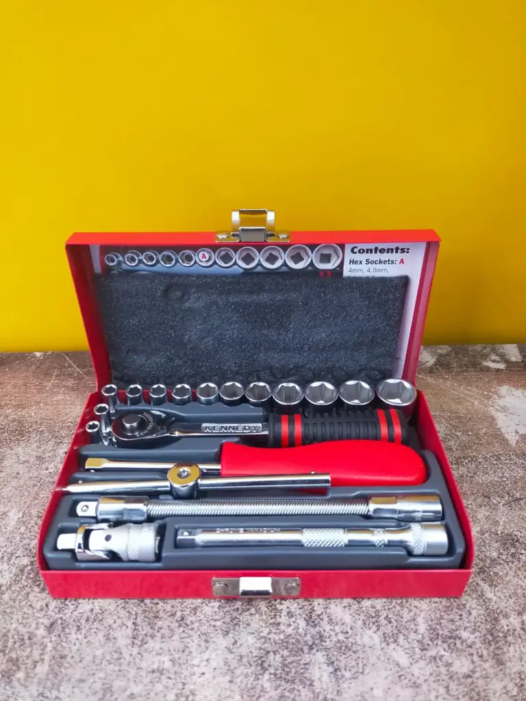 Kennedy Mini Mm Socket Set 14Inch Sq Dr 19 Pce