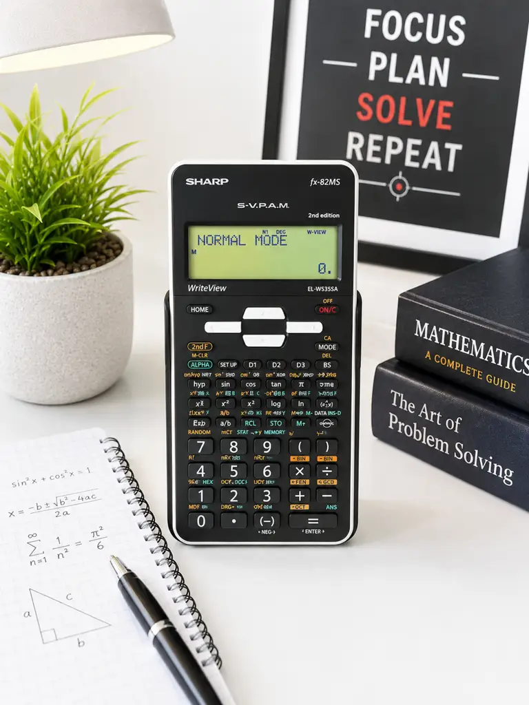 Sharp Scientific Calculator El-W535sa Pre Owned