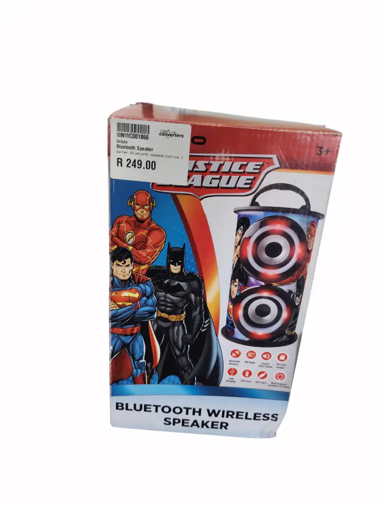 Warner Bluetooth Speakerjustice League (New) - View 2