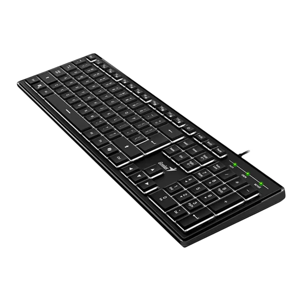 Genius Slimstar 820 Llluminated Slim Copilot Ai Keyboard - View 2