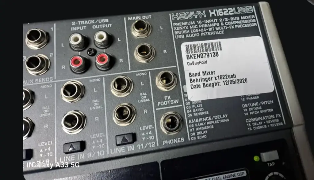 Behringer Xenyx X1622 Usb Band Mixer - View 3