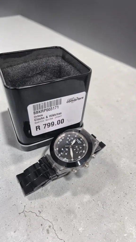 Swatch Irony Diaphane Chronograph Watch