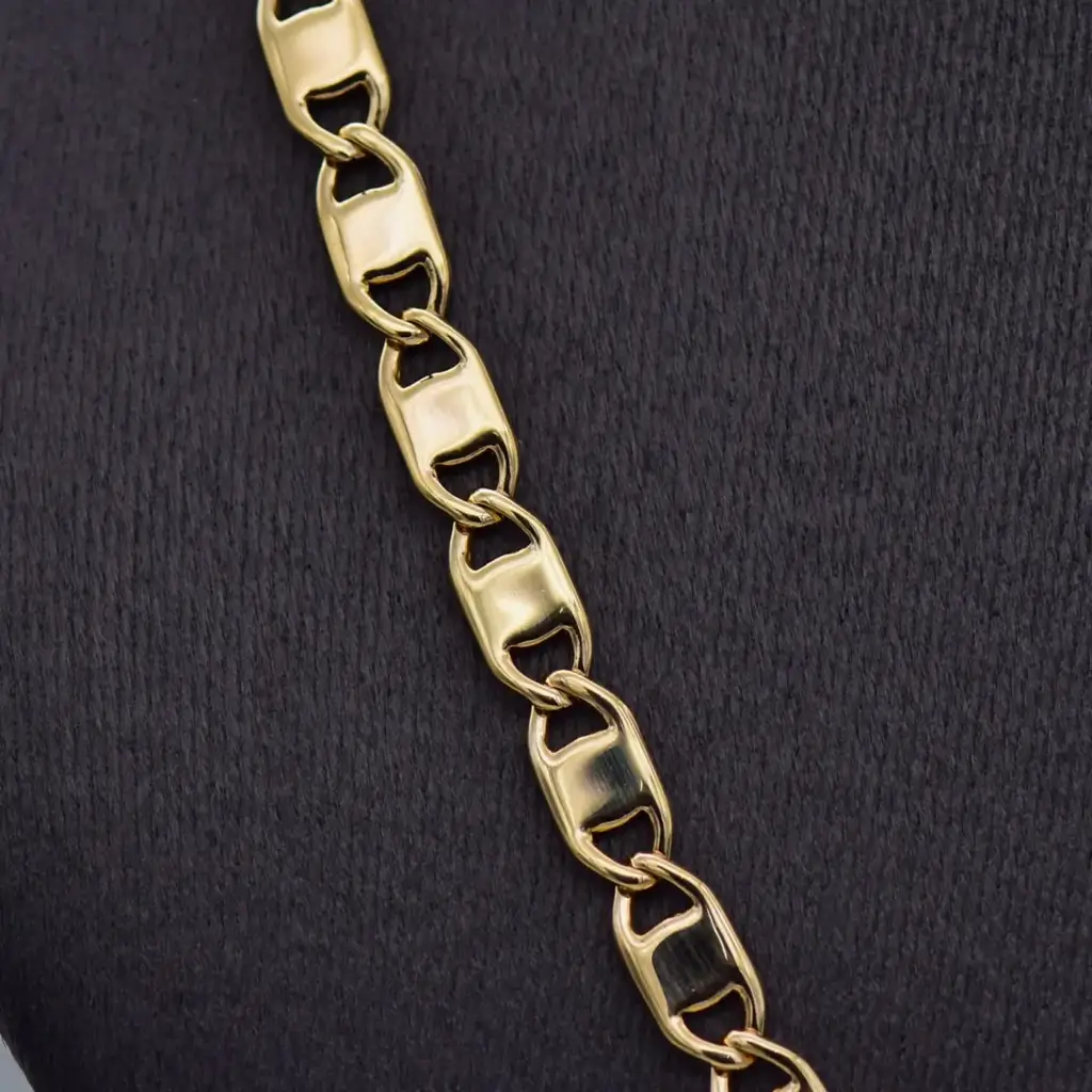 9ct Yellow Gold Chain Fancy-Link - View 2