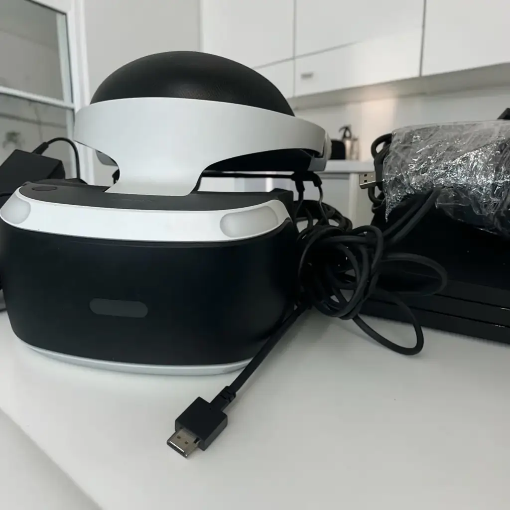 Playstation Vr Cuh-Zvr2 And Camera With Playstation Vr Worlds