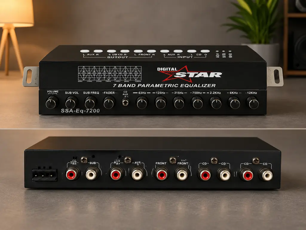 Digital Starsound Equalizer 7 Band Ssa-Eq-7200 Pre Owned