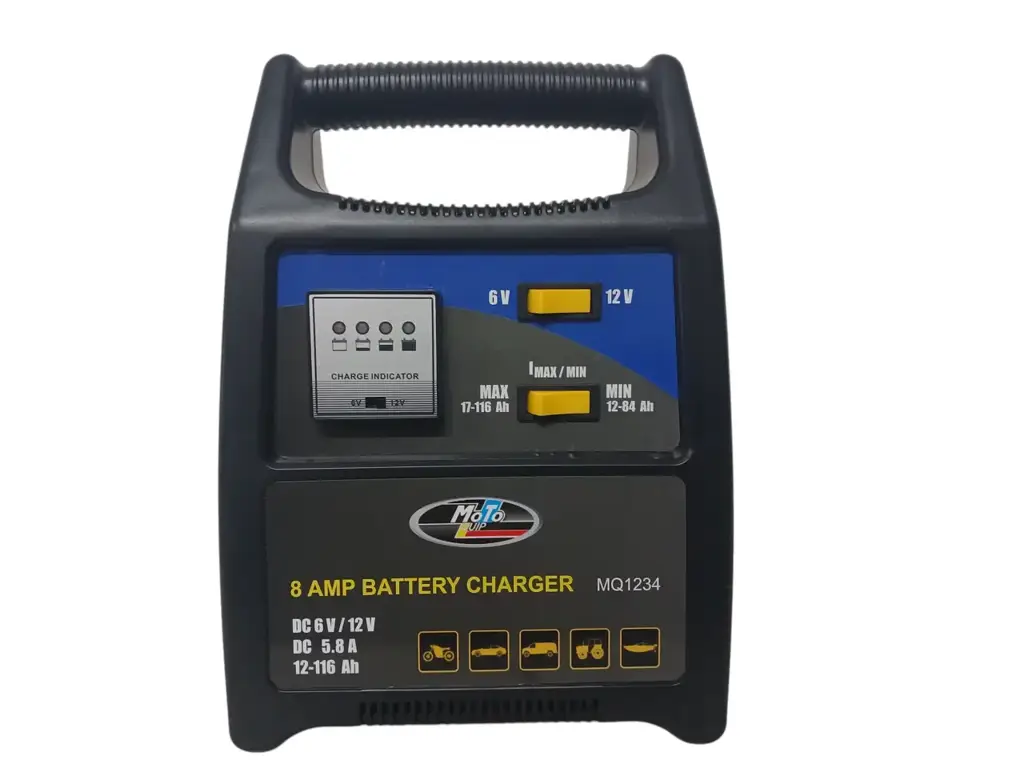 Motoquip Mq1234 8 Amp Battery Charger - View 4