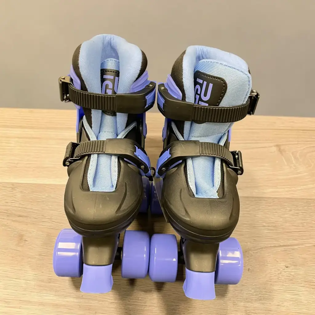 Getup Junior Adjustable Inline Quad Skates - Blue/Black