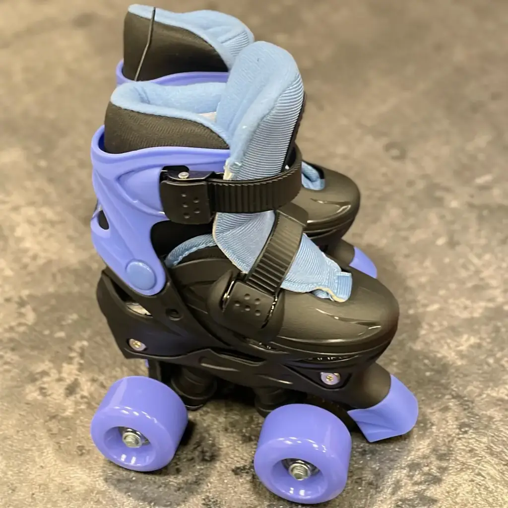 Getup Junior Adjustable Inline Quad Skates - Blue/Black - View 2