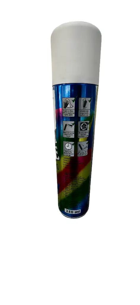 Spraymate Spray Paint Fast Drying - Gloss White (250Ml) - View 2