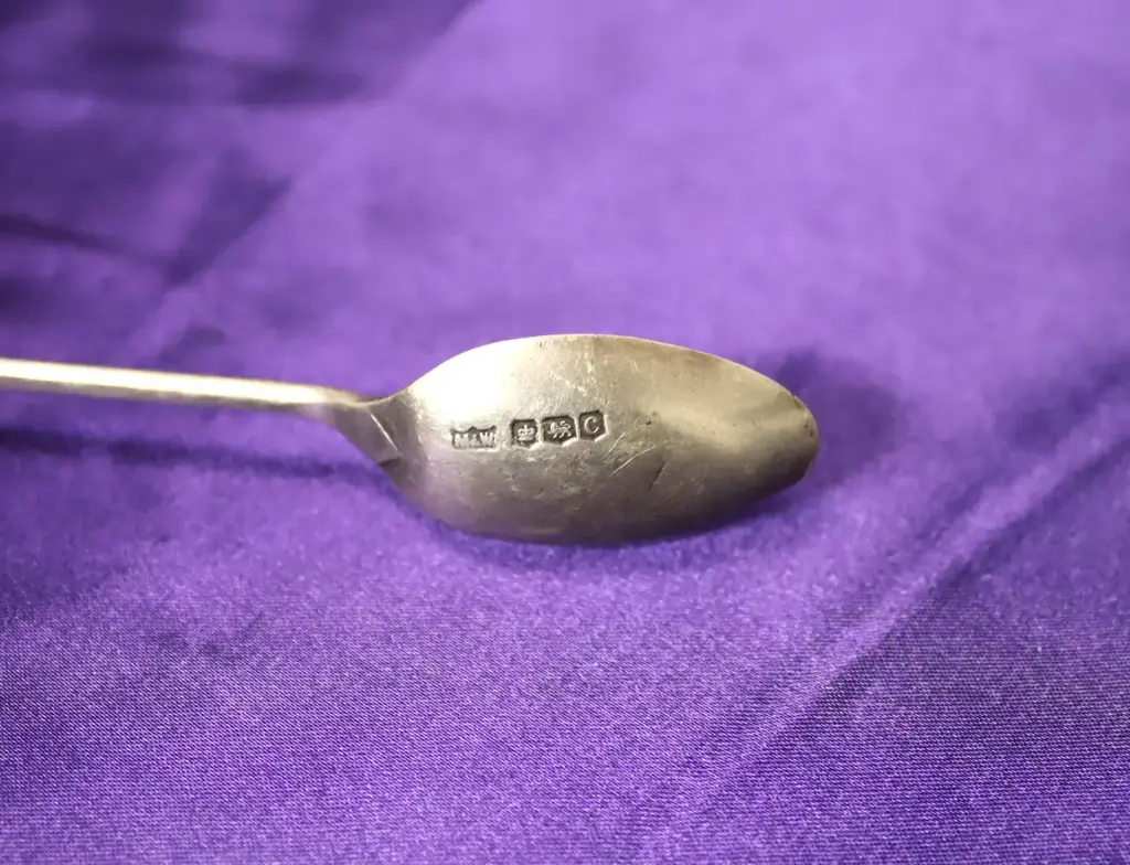 Mappin & Webb Sterling Silver Seal-Top Spoon - View 4