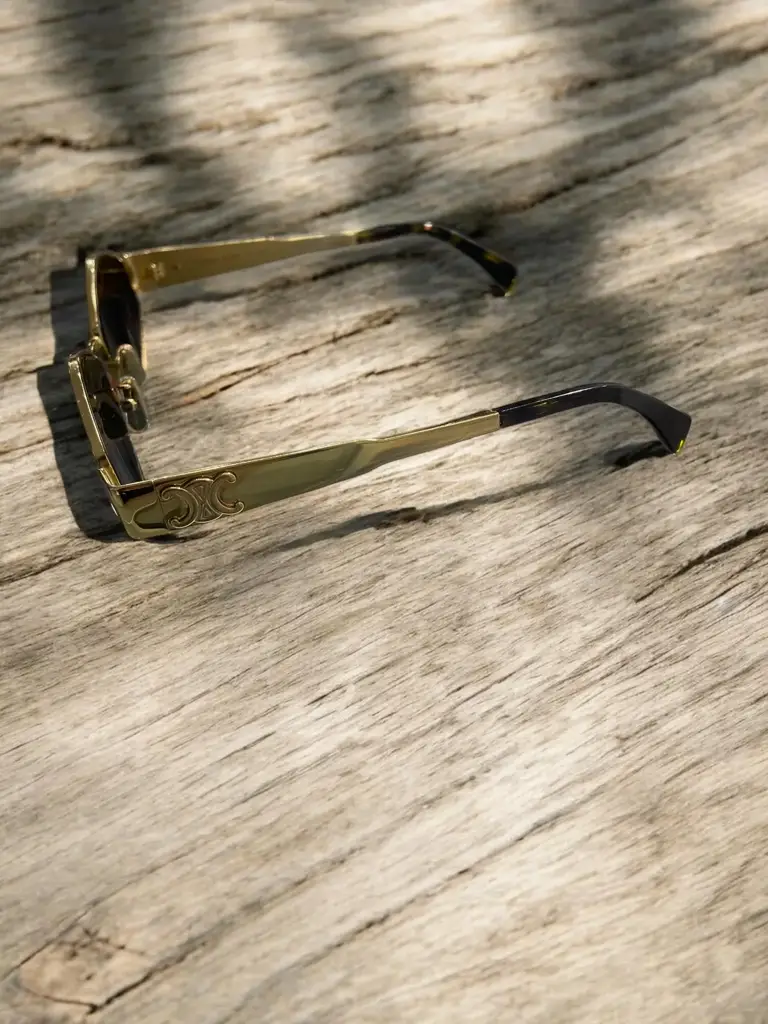 Celine Triomphe Metal 02 Sunglasses In Metal - View 3