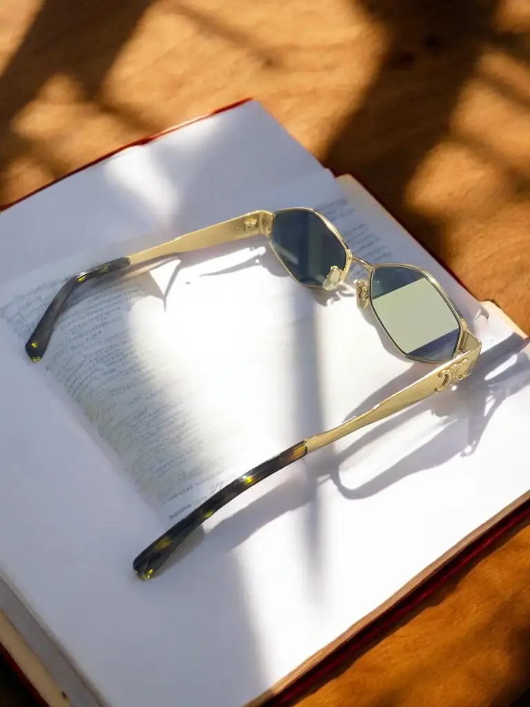 Celine Triomphe Metal 02 Sunglasses In Metal - View 4