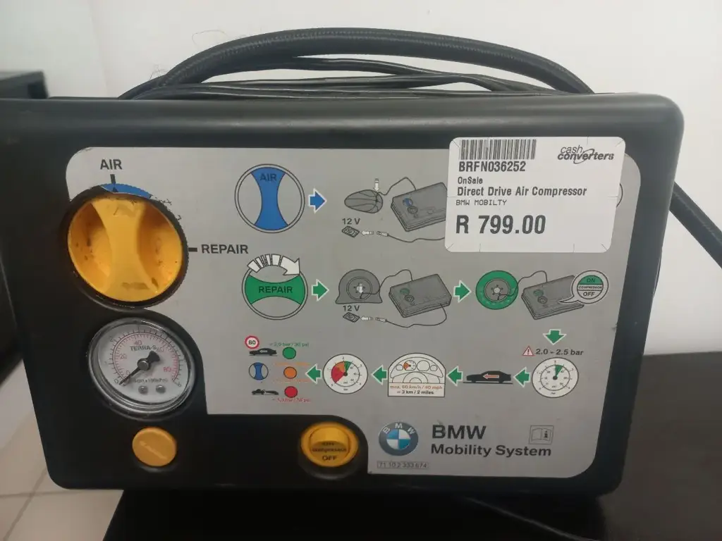 Bmw-Direct Drive Air Compressor- Mobilty-Pre Owned
