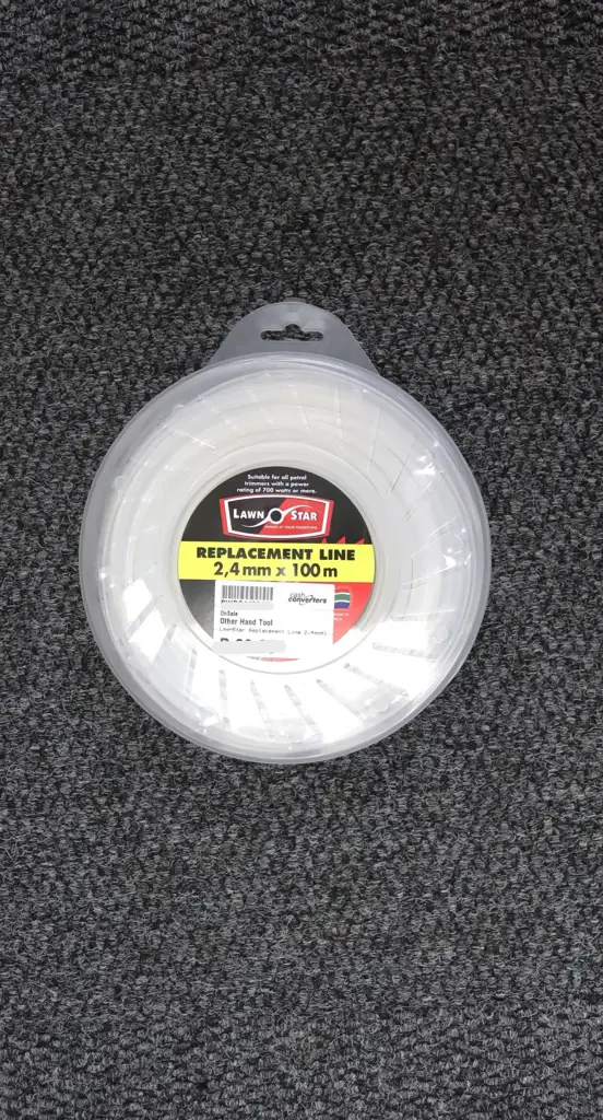 Lawn Star Trimmer Replacement Line 2.4 Mm X 100 M