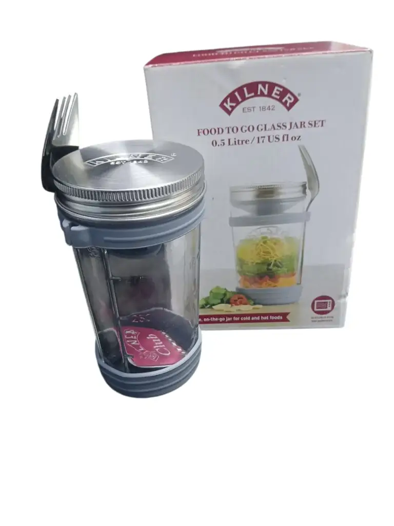Kilner Food To Go Glass Jar Set With - View 2