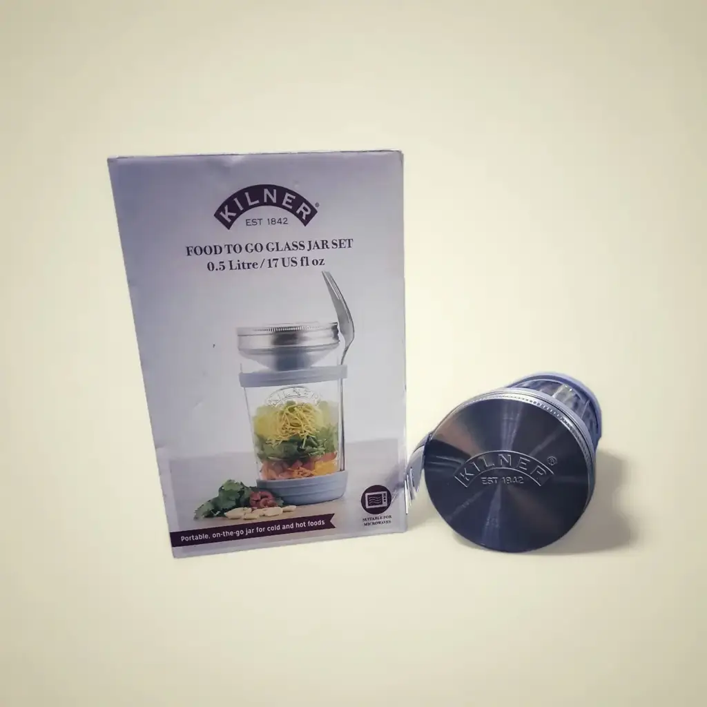 Kilner Food To Go Glass Jar Set With - View 3