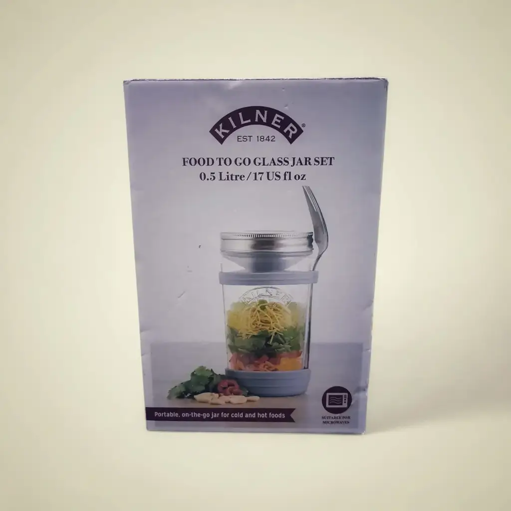 Kilner Food To Go Glass Jar Set With - View 4