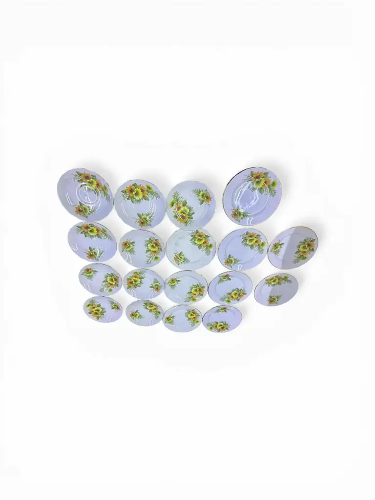 Royal Vale Porcelain Tea Cup And Saucer Set Featuring Floral Pattern - View 2