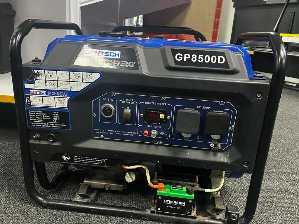 Gentech Gp8500d Petrol Generator - View 3