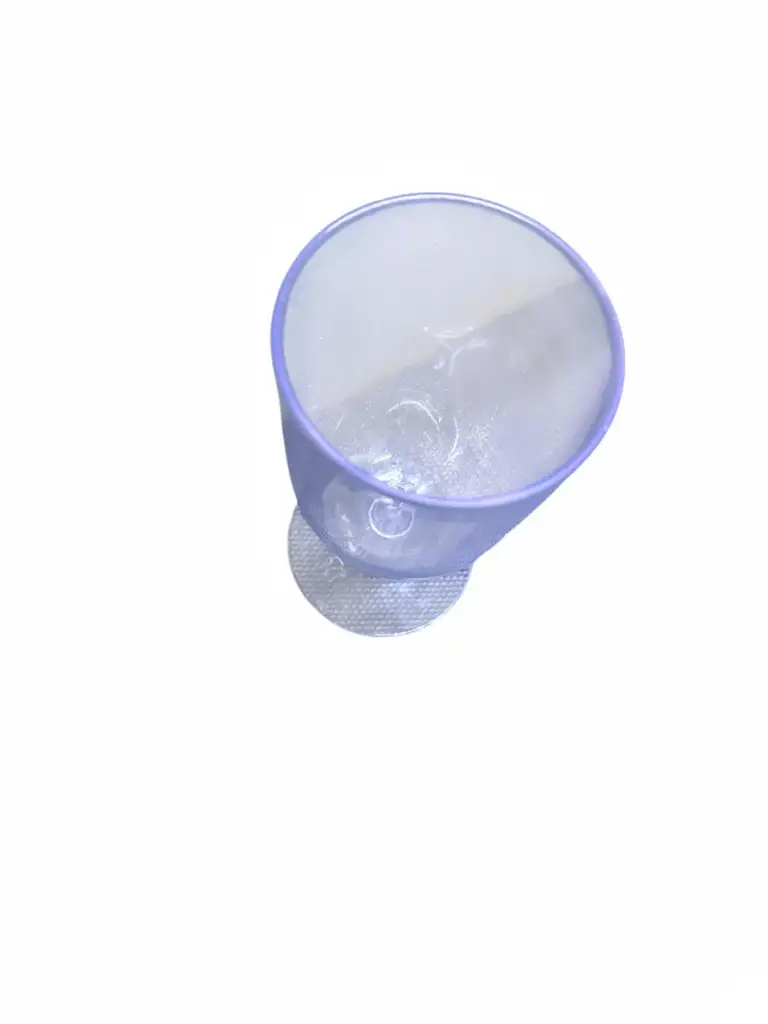 Clear Plastic Wine Glass With A Detachable Base - View 2