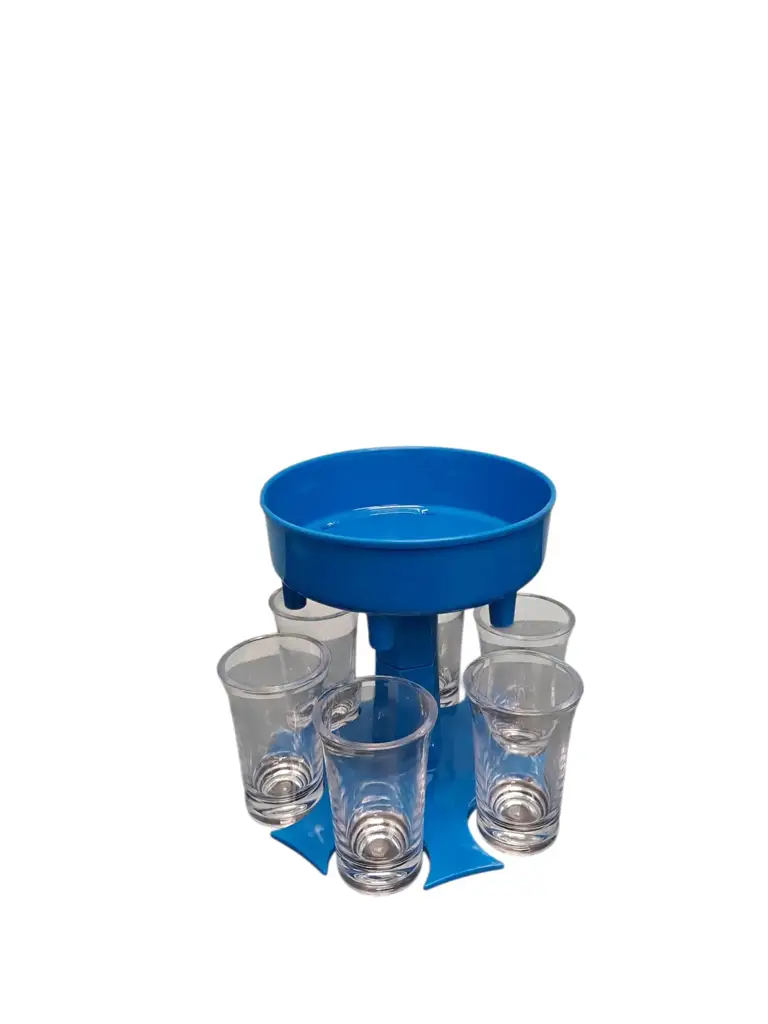 6 Shot Glass Dispenser And Holder Liquor Dispenser For Home Party