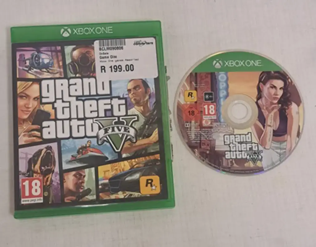 Xbox Grand Theft Auto One Game Disc - View 2