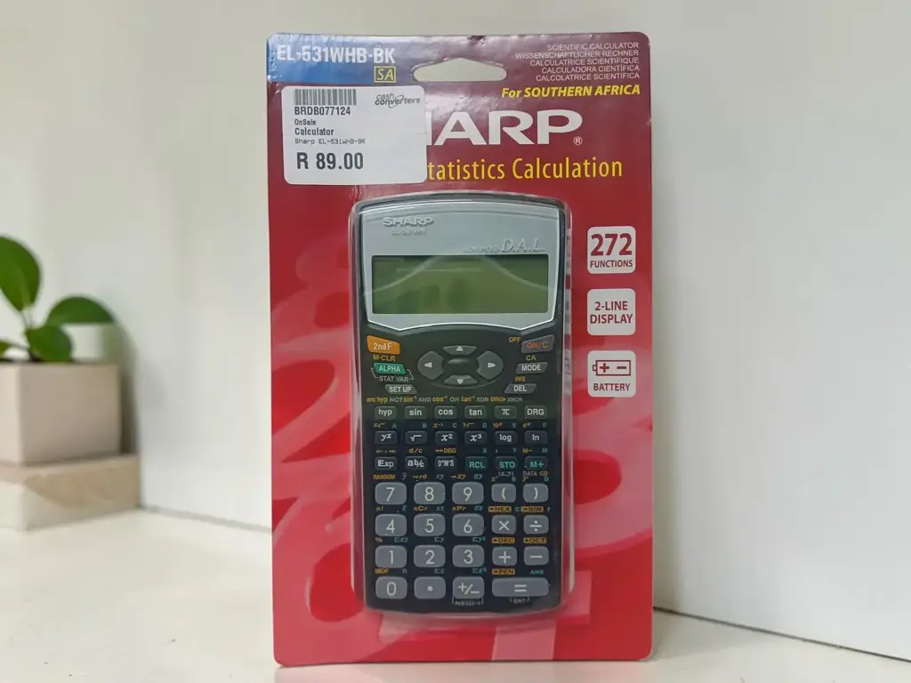 Sharp El-531Whb-Bk Advanced D.A.L. Scientific Calculator