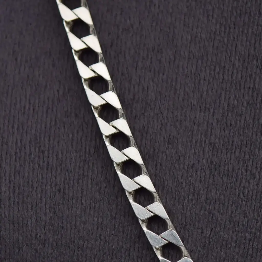Silver-925 Chain Curb-Link - View 2