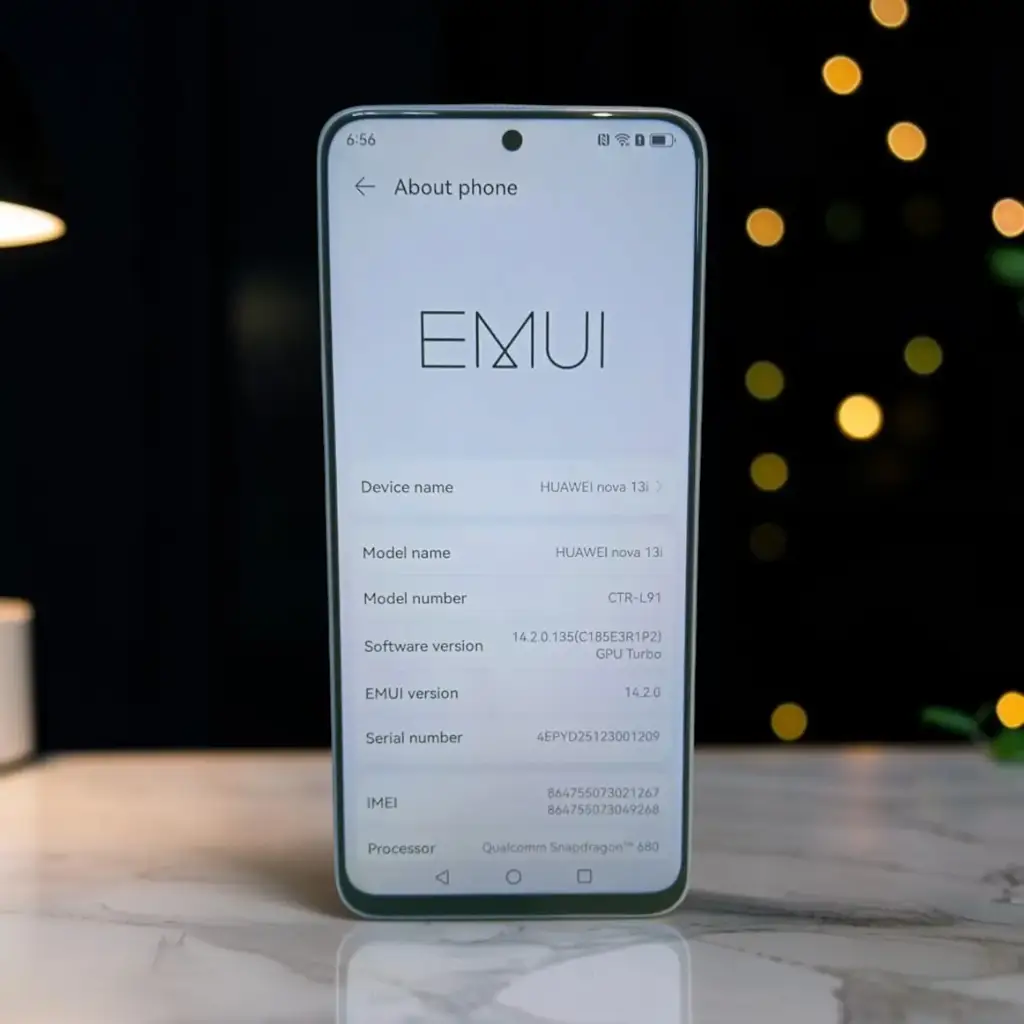 Huawei Nova 13I 4G 256Gb (Dual Sim) Smartphone