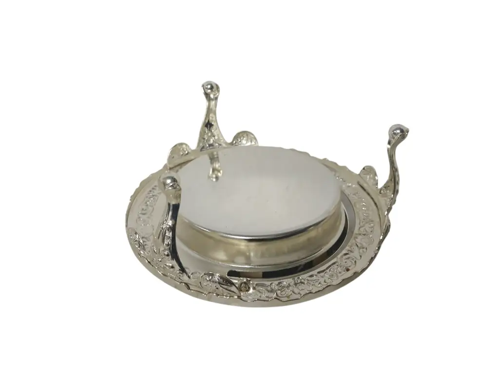 Queen Anne Silver Butter Dish - View 5