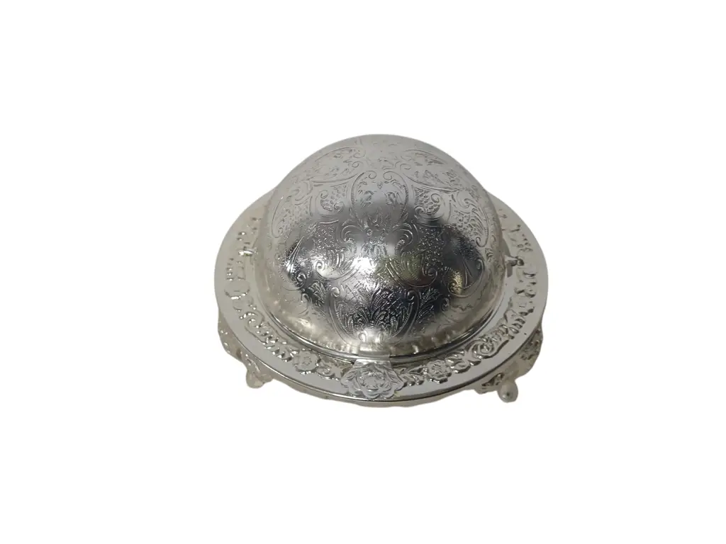 Queen Anne Silver Butter Dish - View 6