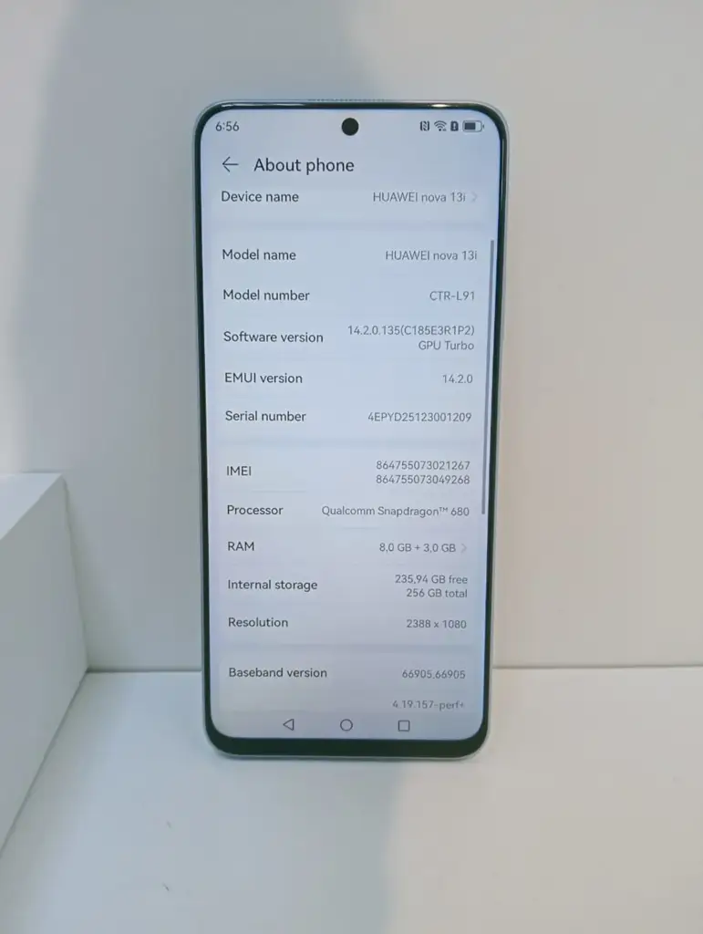 Huawei Nova 13I 4G 256Gb (Dual Sim) Smartphone - View 4