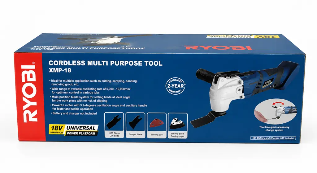 Ryobi Xmp-18 18V Cordless Multi-Purpose Tool - View 2
