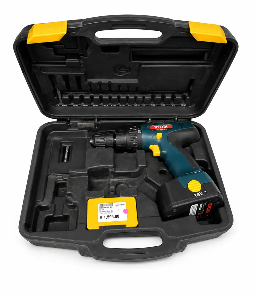 Ryobi Cbd-1826Vrk 18V Cordless Drill Kit - View 2