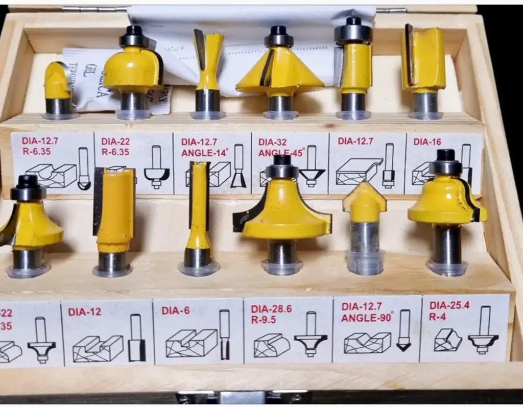 12 Piece Router Bit Set - View 2
