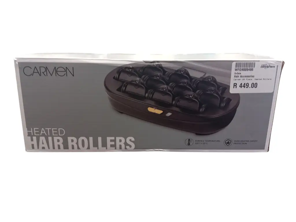 Carmen 20 Piece Heated Rollers