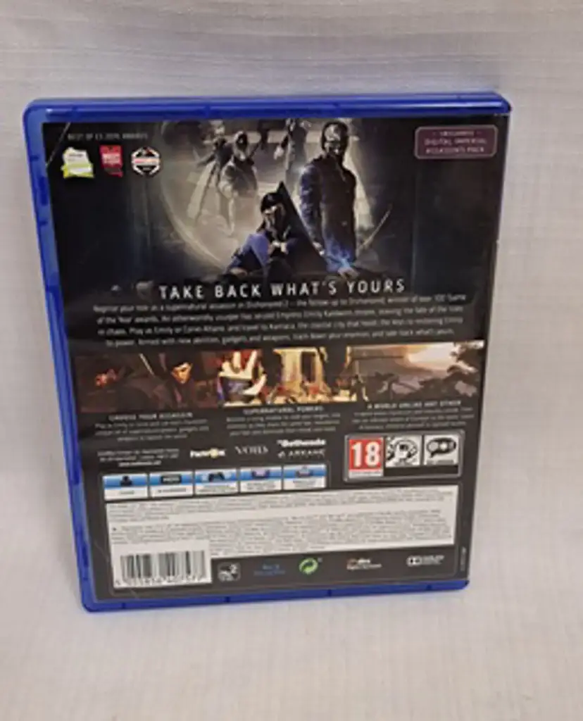 Ps 4 Dishonored 2 Ps4010 Game Disc - View 2