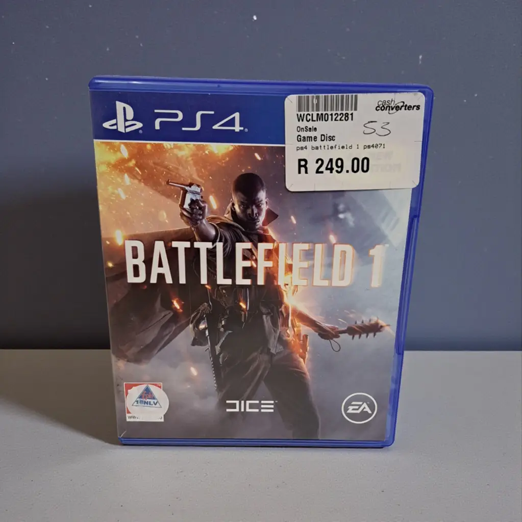 Ps 4 Battlefield 1 Ps4071 Game Disc