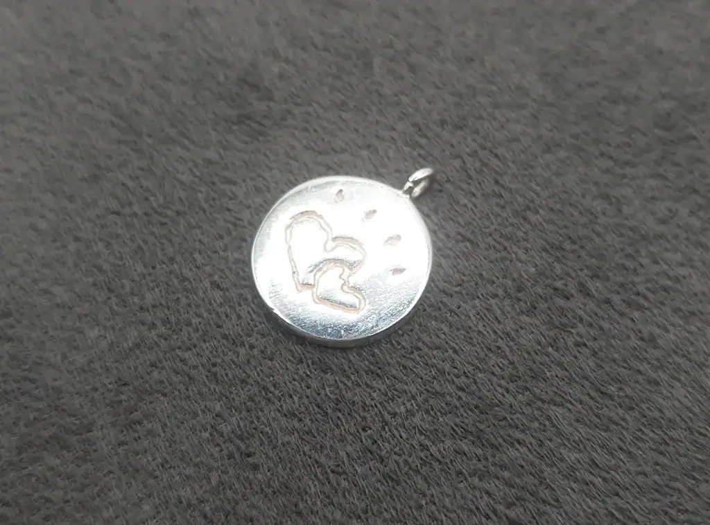 Sterling Silver "Boy" Pendant - View 2